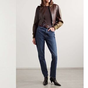 AGOLDE High Rise Stovepipe straight-leg organic jeans size 23/00